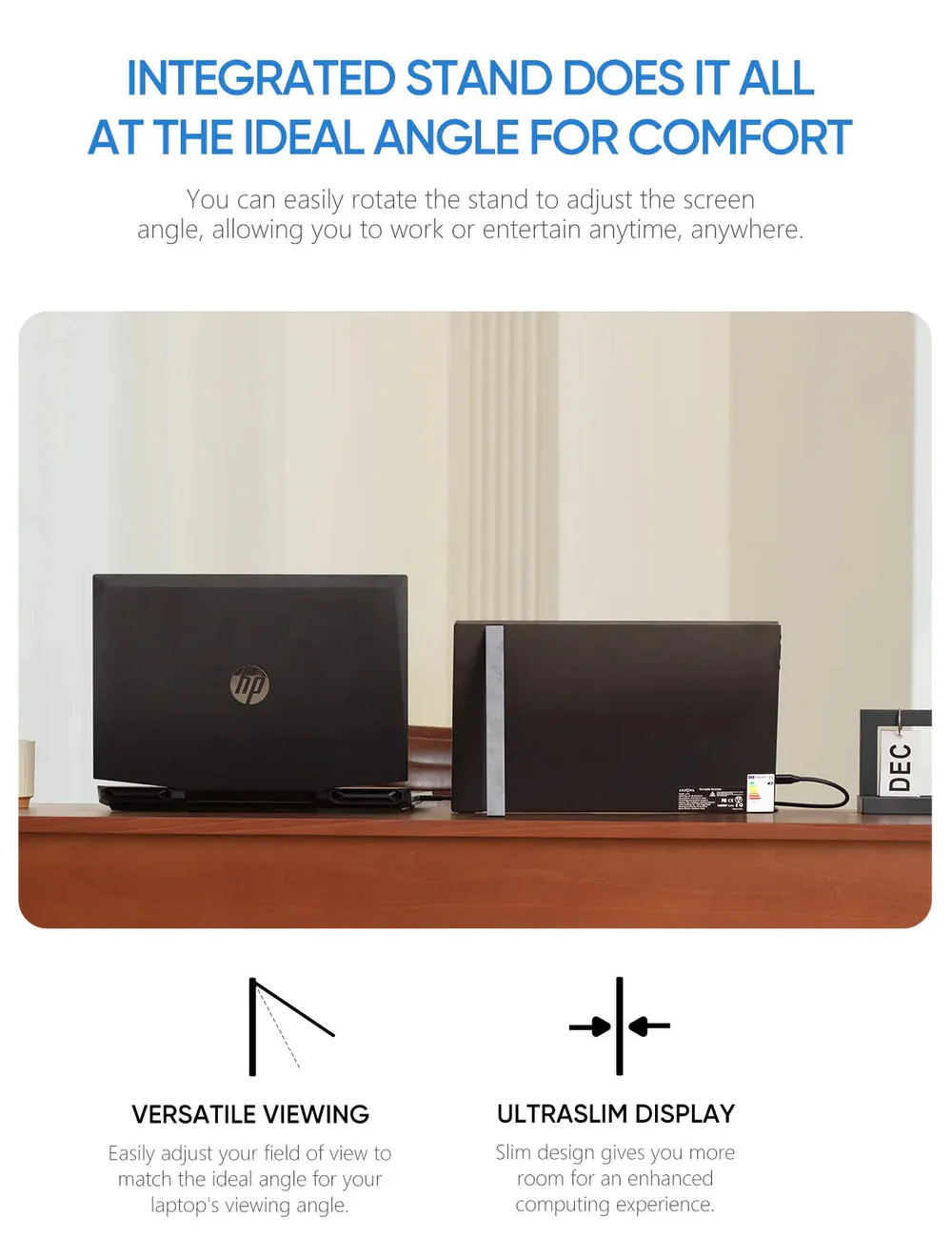 Arzopa Z1FC 144Hz Portable Gaming Monitor | 16.1” FHD 1080P Display