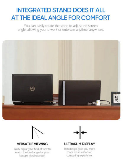 Arzopa Z1FC 144Hz Portable Gaming Monitor | 16.1” FHD 1080P Display